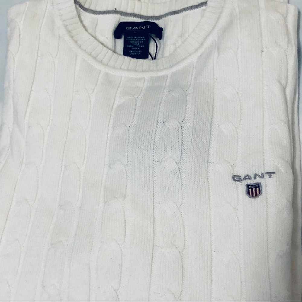 GANT cotton canoe sweater. Size large